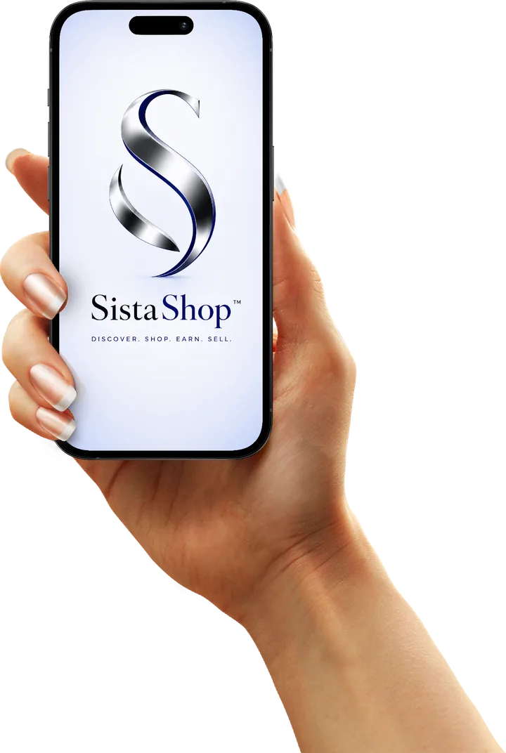 SistaShop interactive prototype preview on iPhone